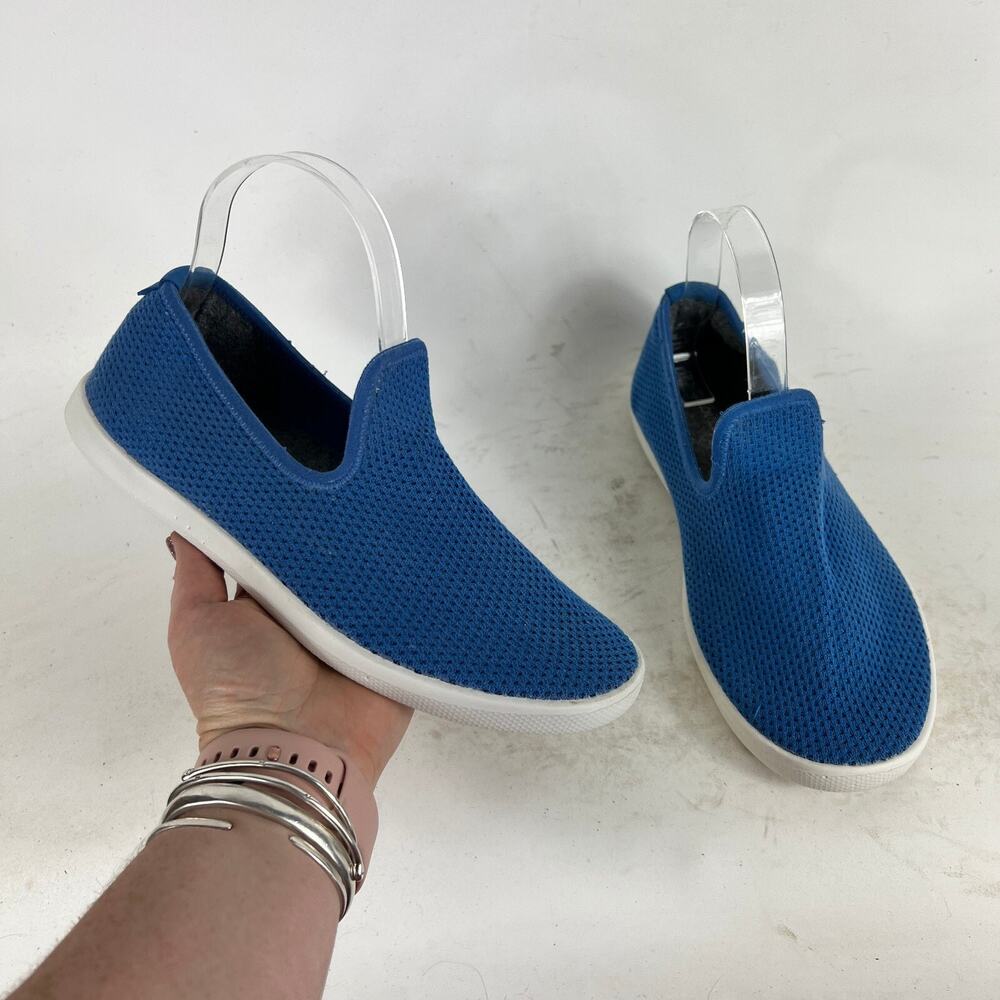 Allbirds Tree Loungers Shoes Women's 8 Basin Blue Slip-On Flat Comfort Sneakers